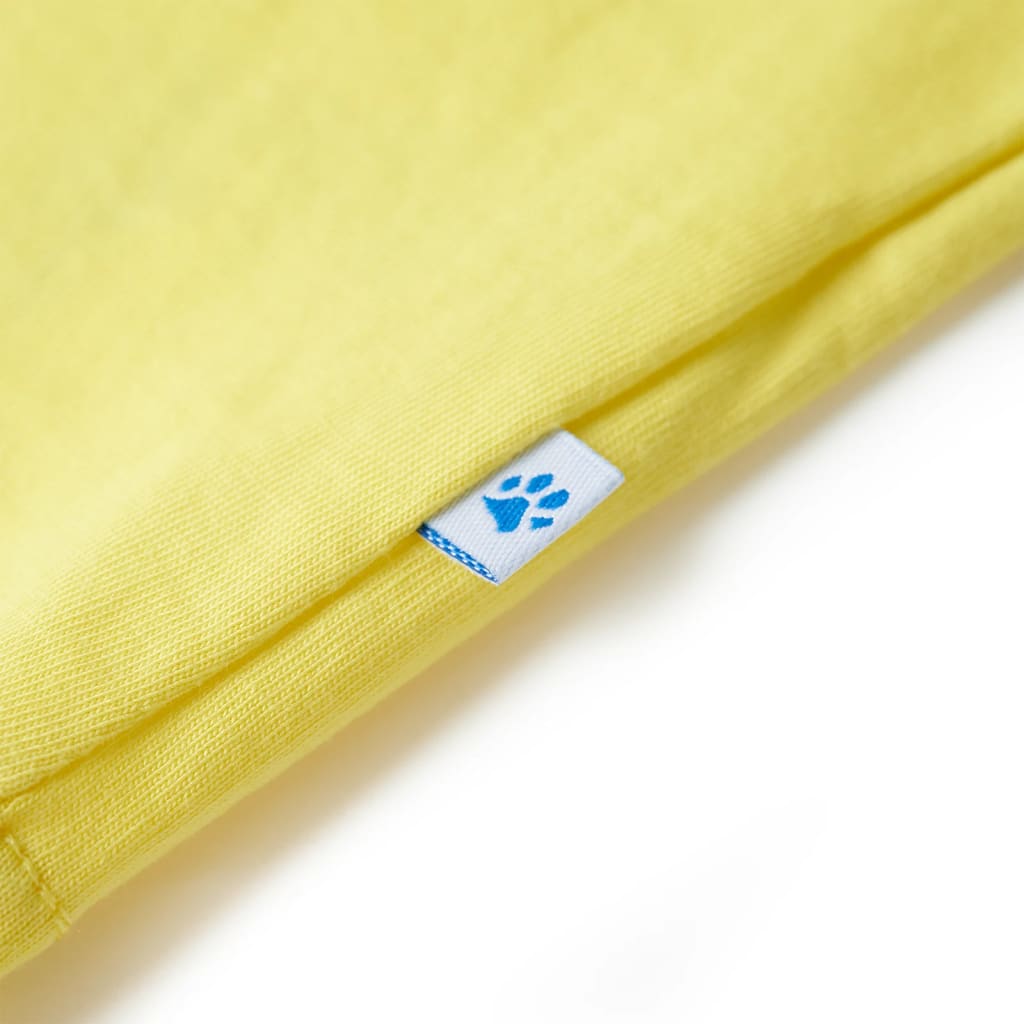 T-shirt de criança amarelo 140