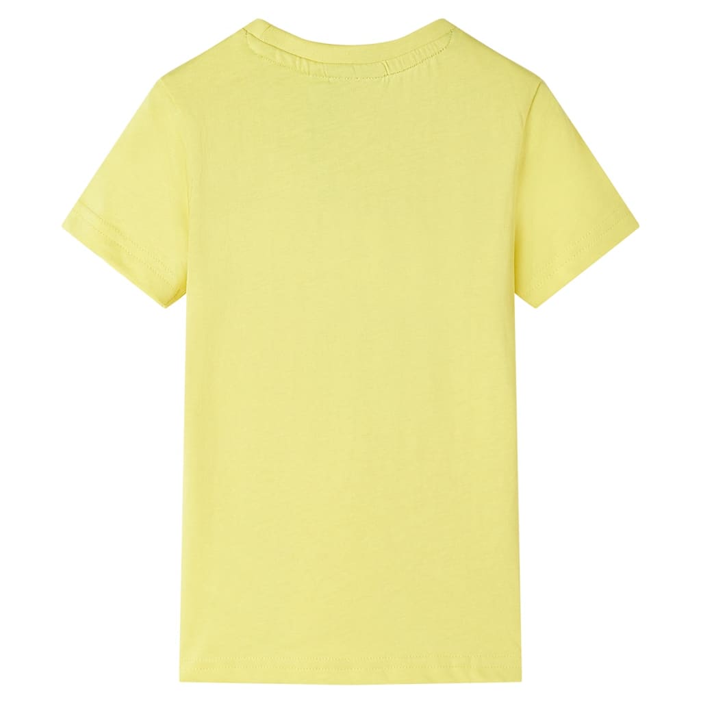 T-shirt de criança amarelo 140