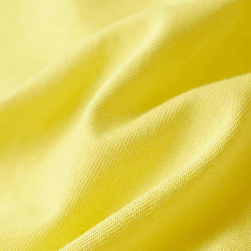 T-shirt de criança amarelo 140