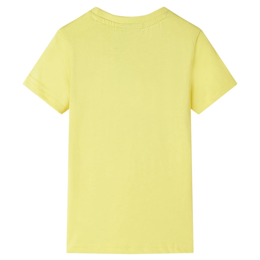 T-shirt de criança amarelo 140
