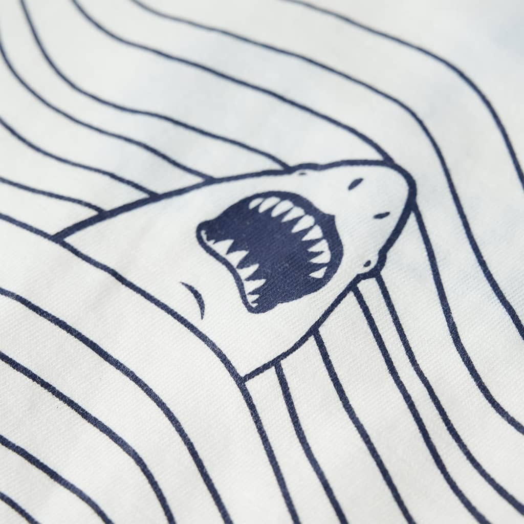 T-shirt para criança azul-escuro 140