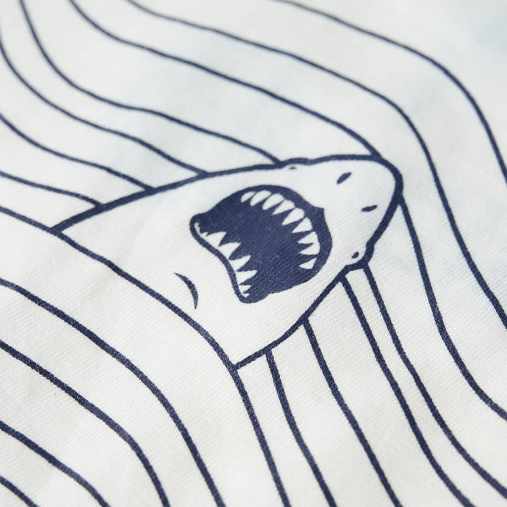 T-shirt para criança azul-escuro 140