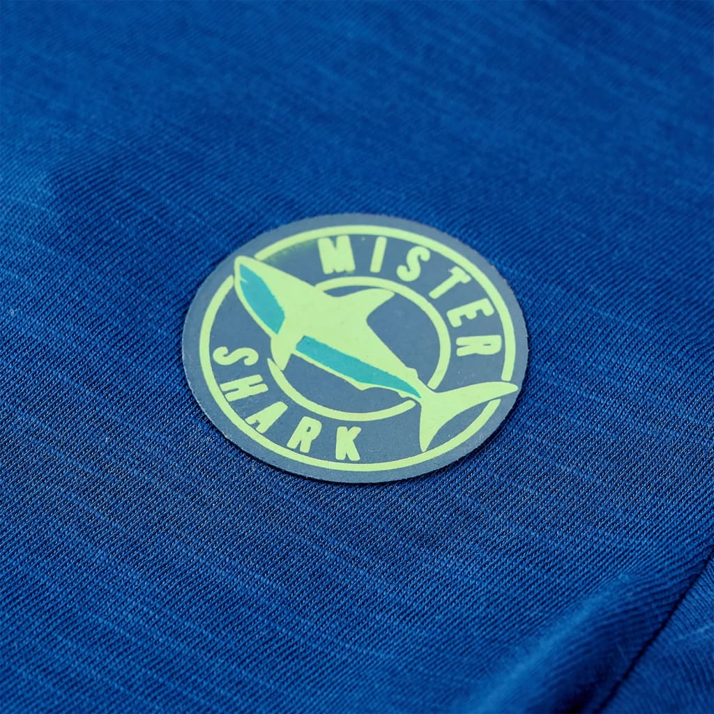 T-shirt para criança azul-escuro 140