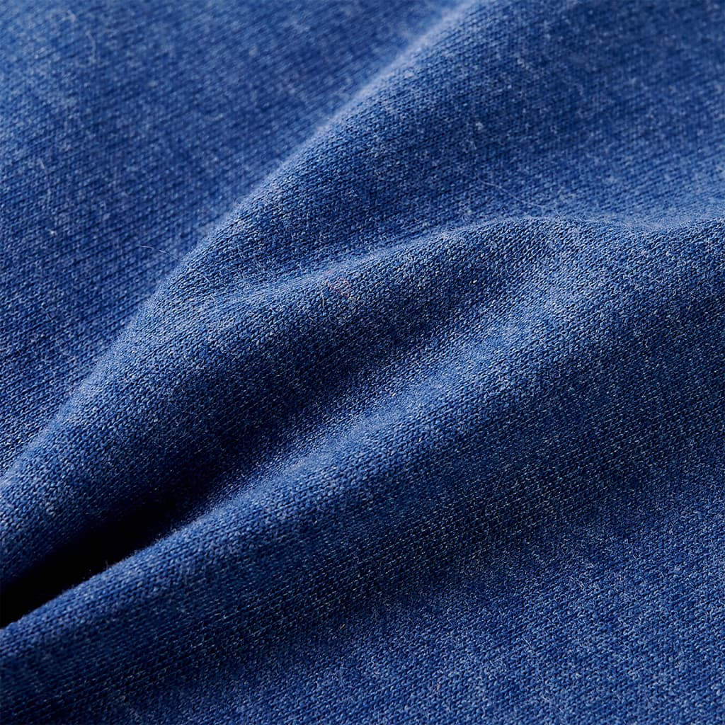 Calções de criança com cordão azul-escuro mesclado 128