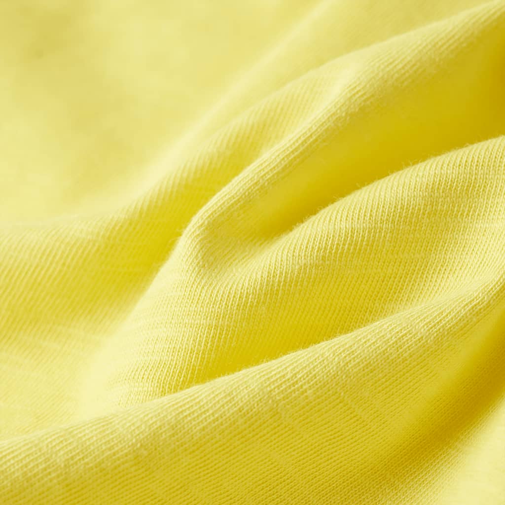 T-shirt de criança amarelo 140