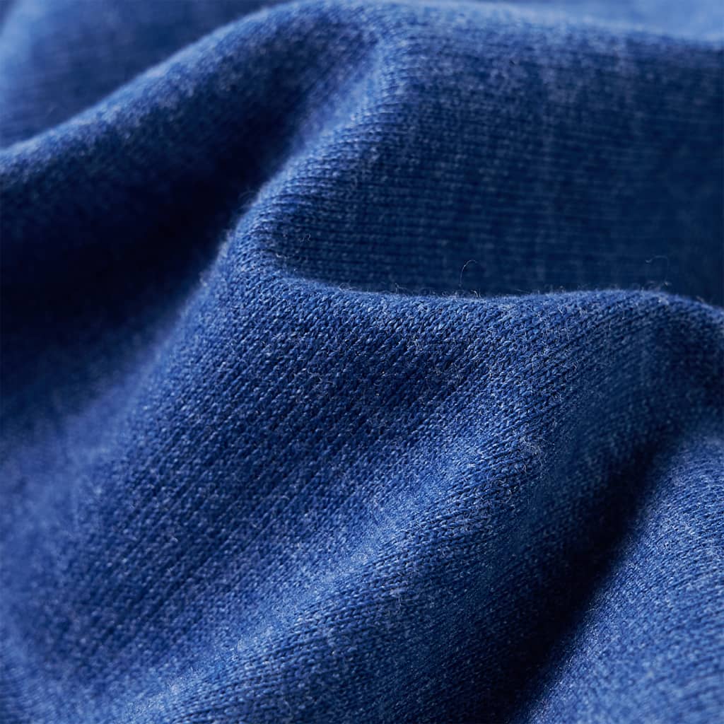 Calças de fato de treino para criança azul-escuro 128