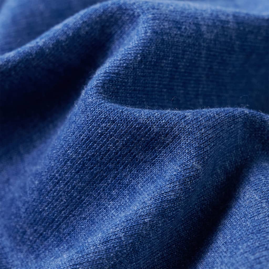 Calças de fato de treino para criança azul-escuro 128