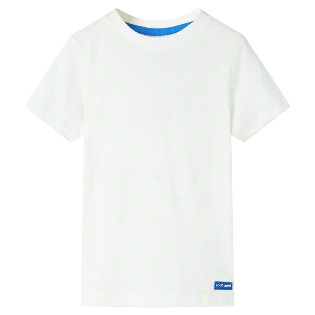 T-shirt infantil cor cru 116