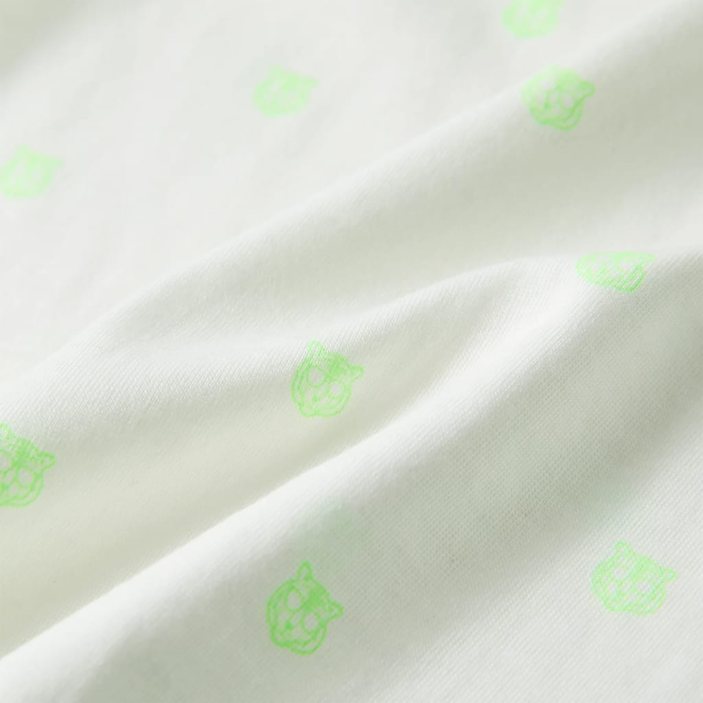 T-shirt infantil cor cru 116