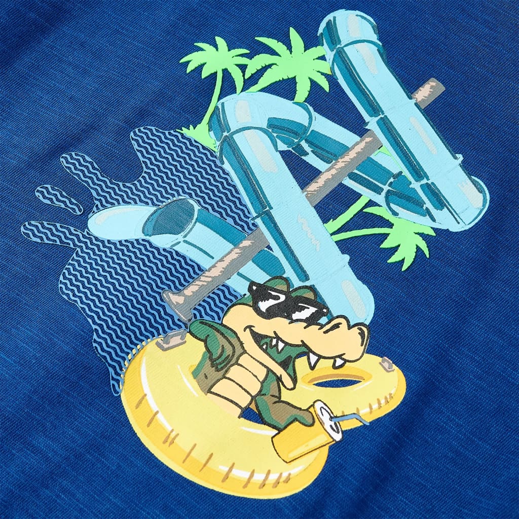 T-shirt para criança azul-escuro 116
