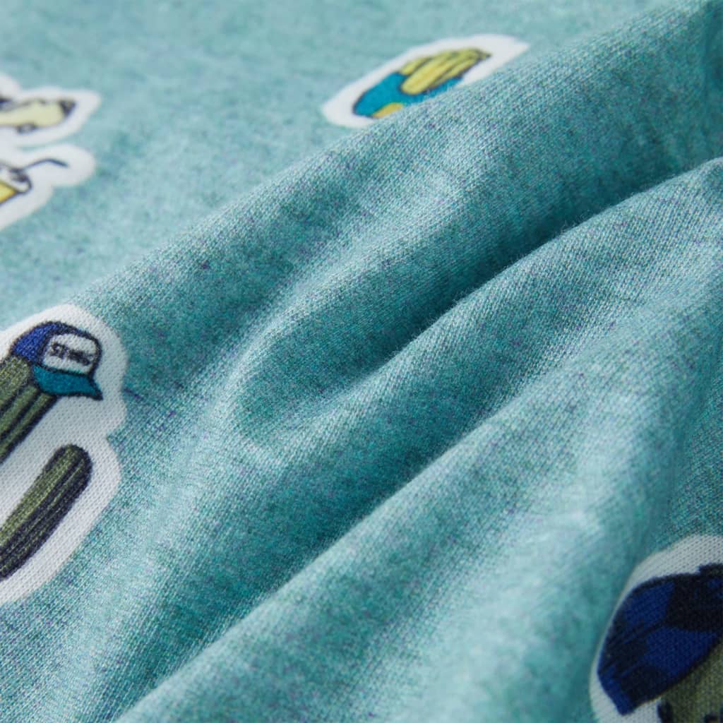 T-shirt de criança mistura de azuis 116