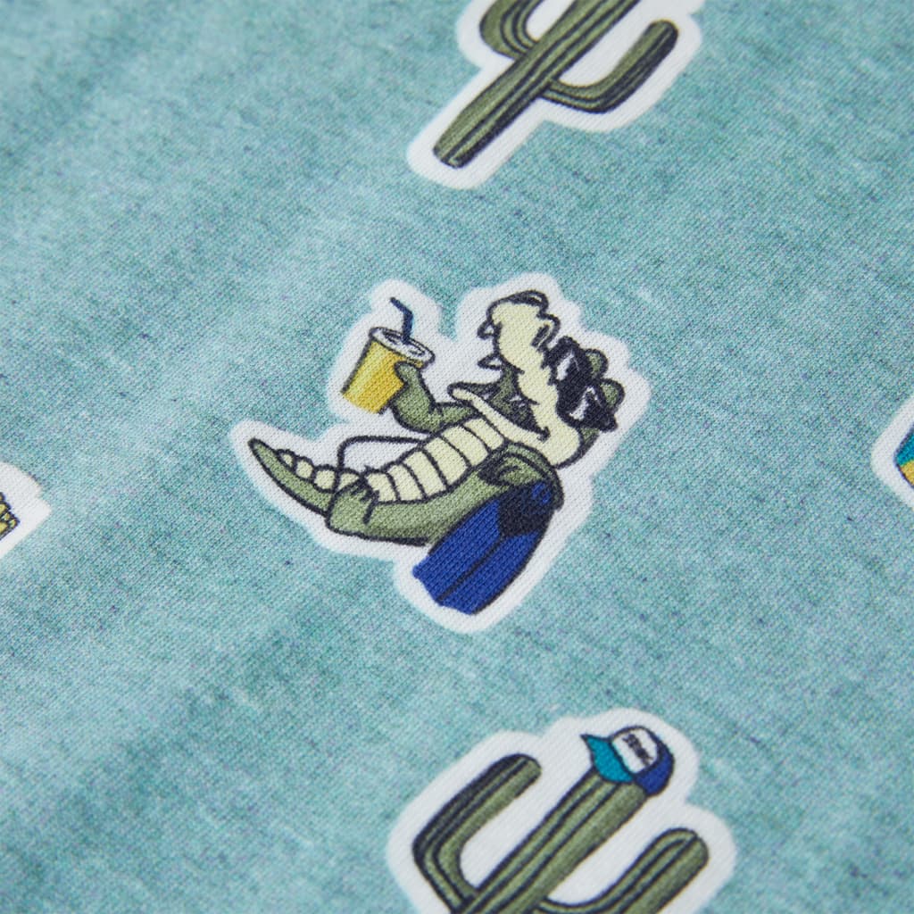 T-shirt de criança mistura de azuis 116