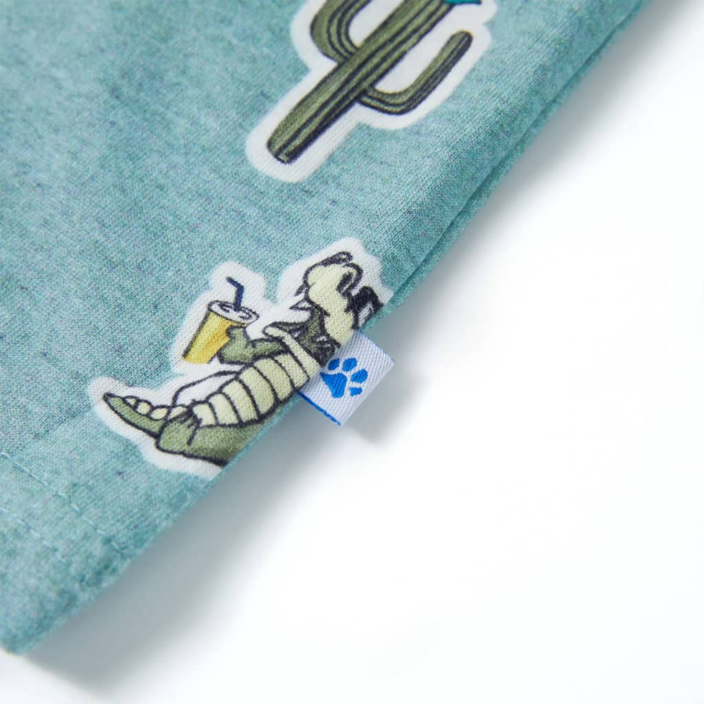 T-shirt de criança mistura de azuis 116