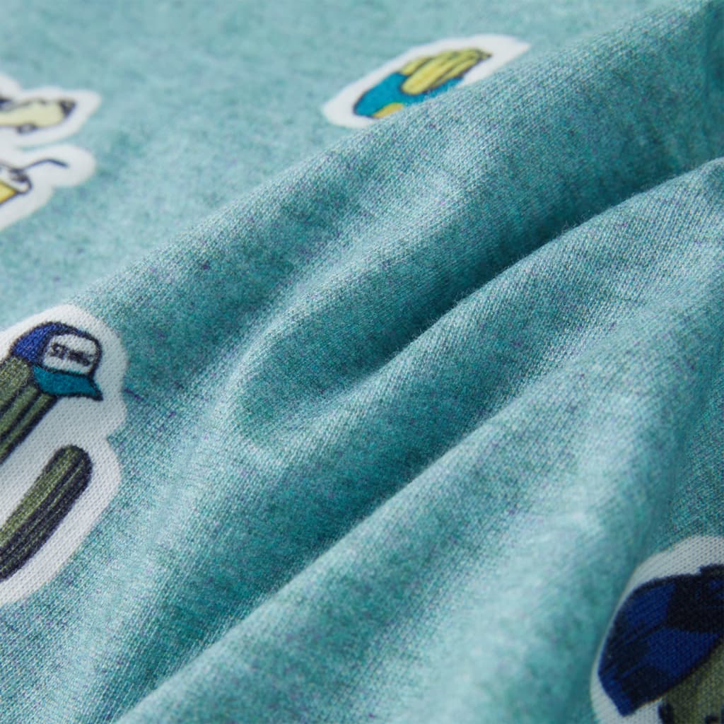 T-shirt de criança mistura de azuis 116