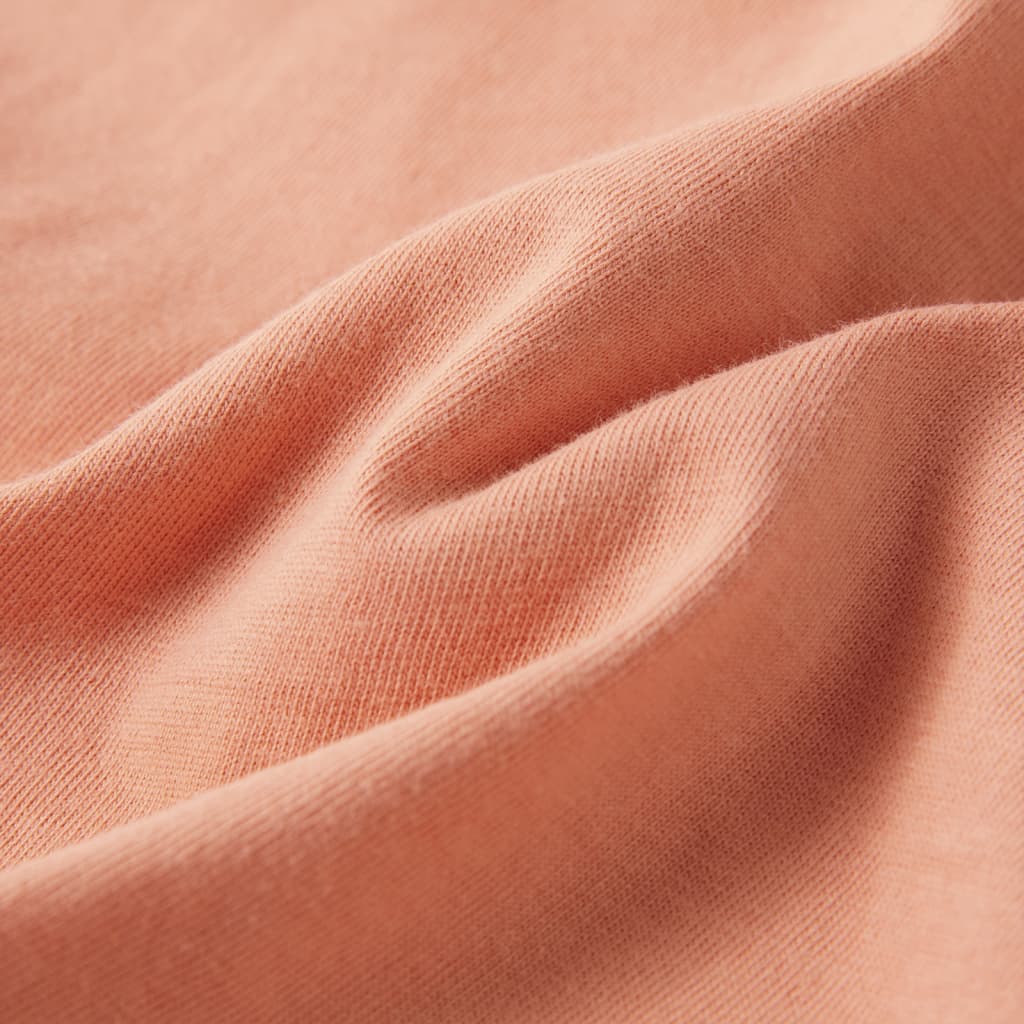 T-shirt de manga cava criança azul-mesclado 140