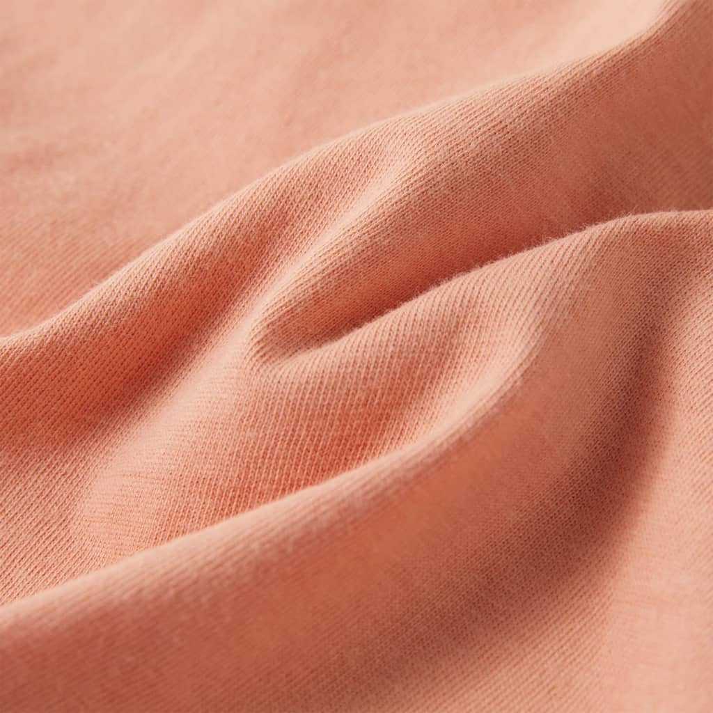 T-shirt de manga cava criança azul-mesclado 140