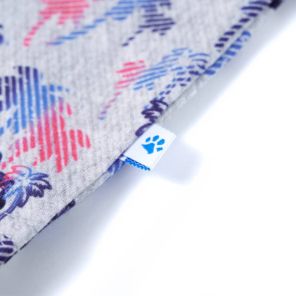 T-shirt infantil azul-escuro mesclado 140