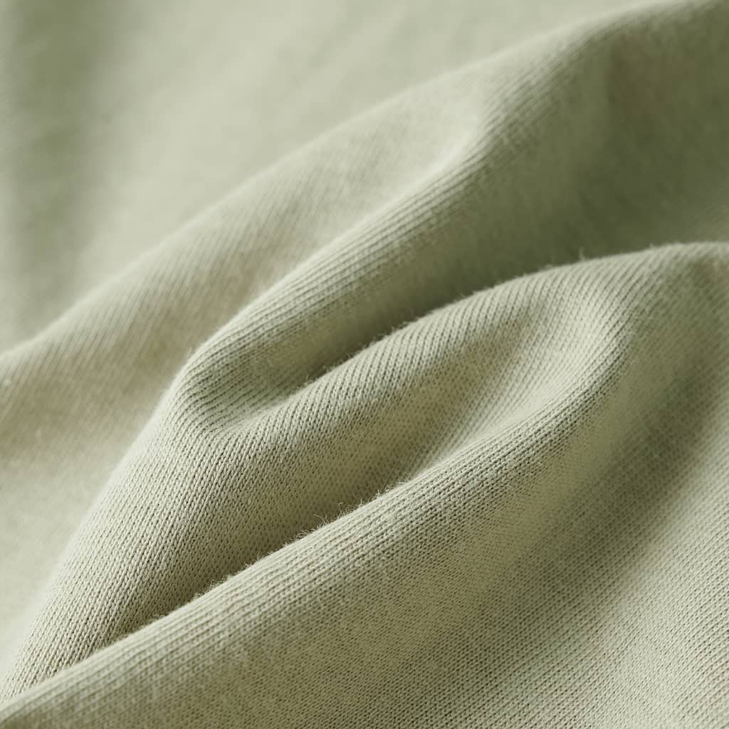 T-shirt infantil caqui-claro 140