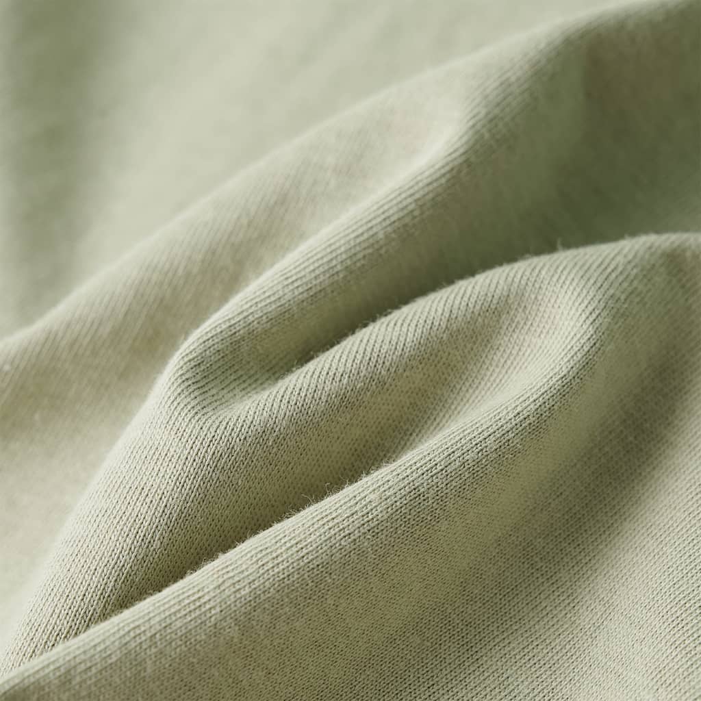 T-shirt infantil caqui-claro 140