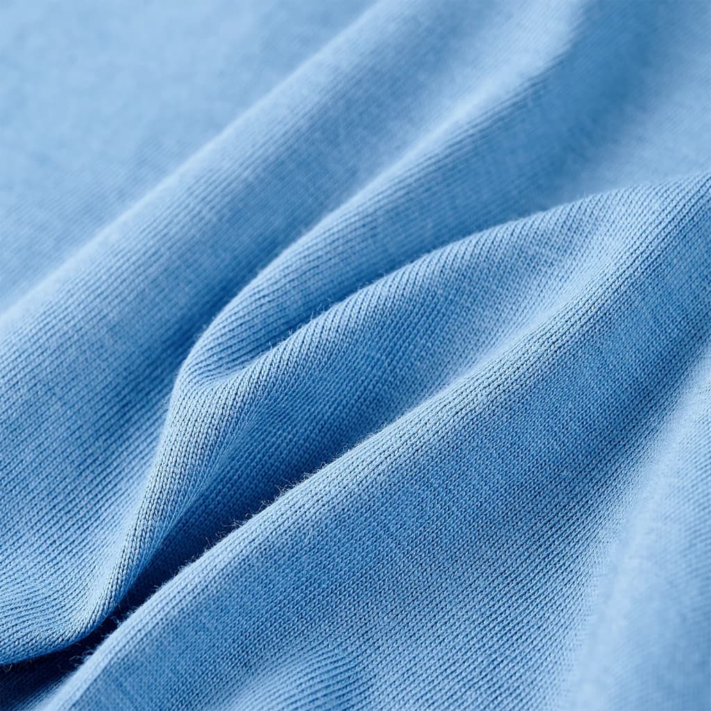 T-shirt de criança azul médio 128