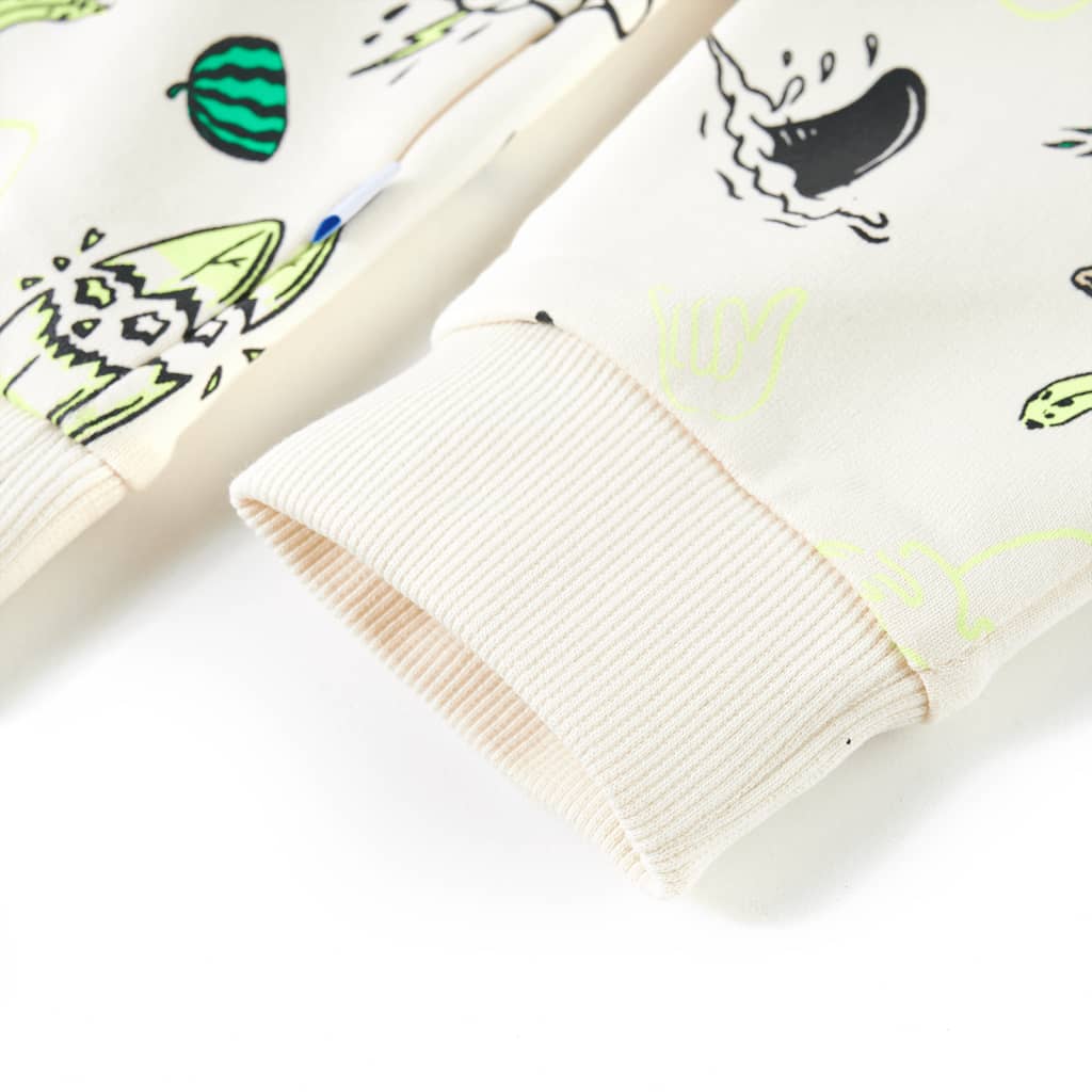 Sweatshirt para criança cor cru suave 140