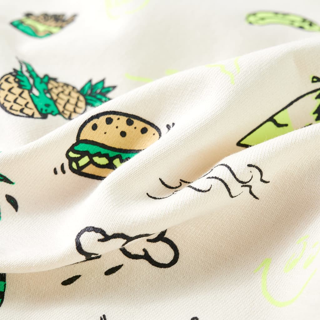 Sweatshirt para criança cor cru suave 140