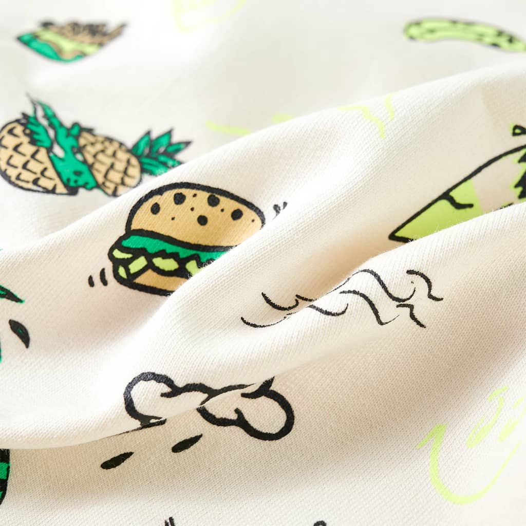 Sweatshirt para criança cor cru suave 140