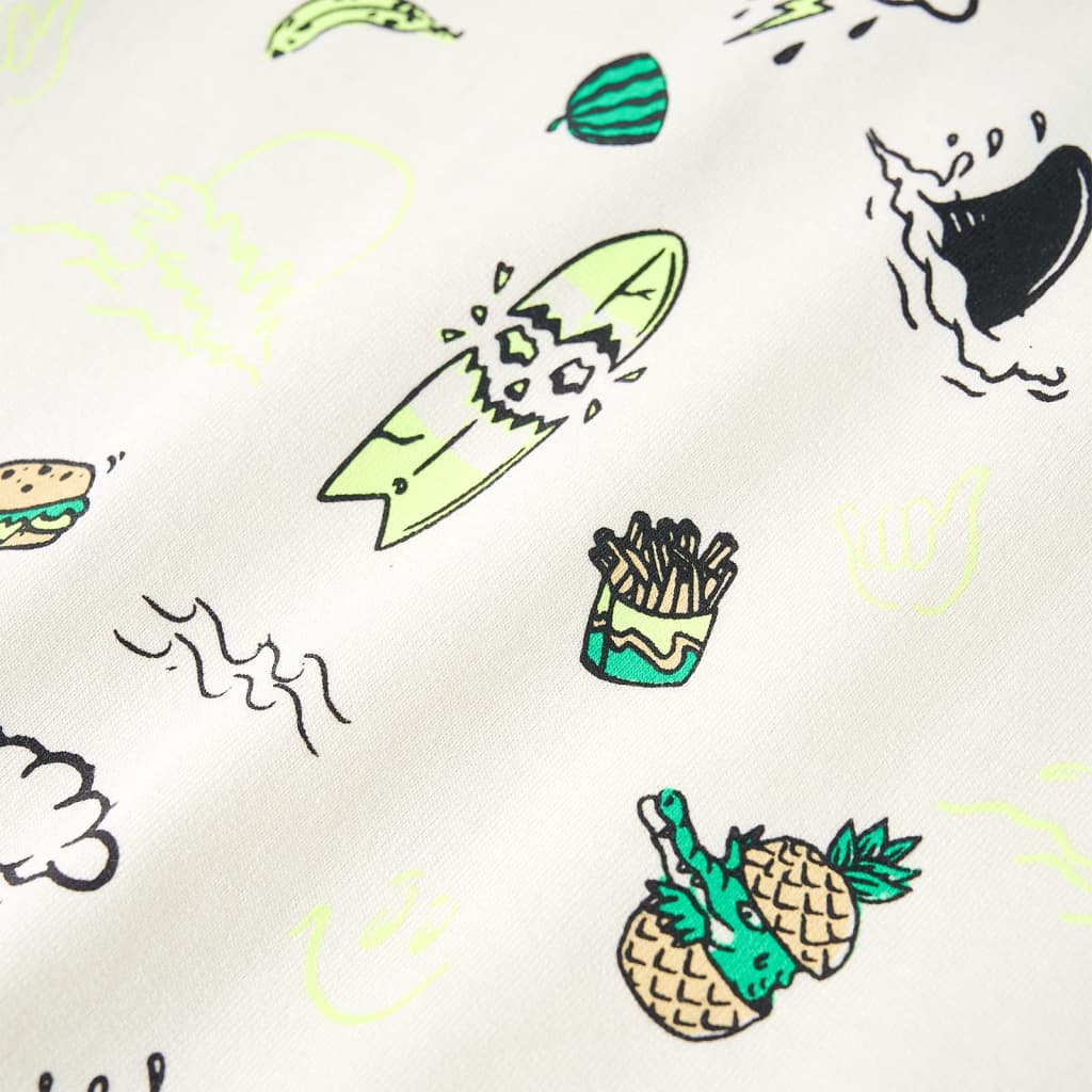 Sweatshirt para criança cor cru suave 140