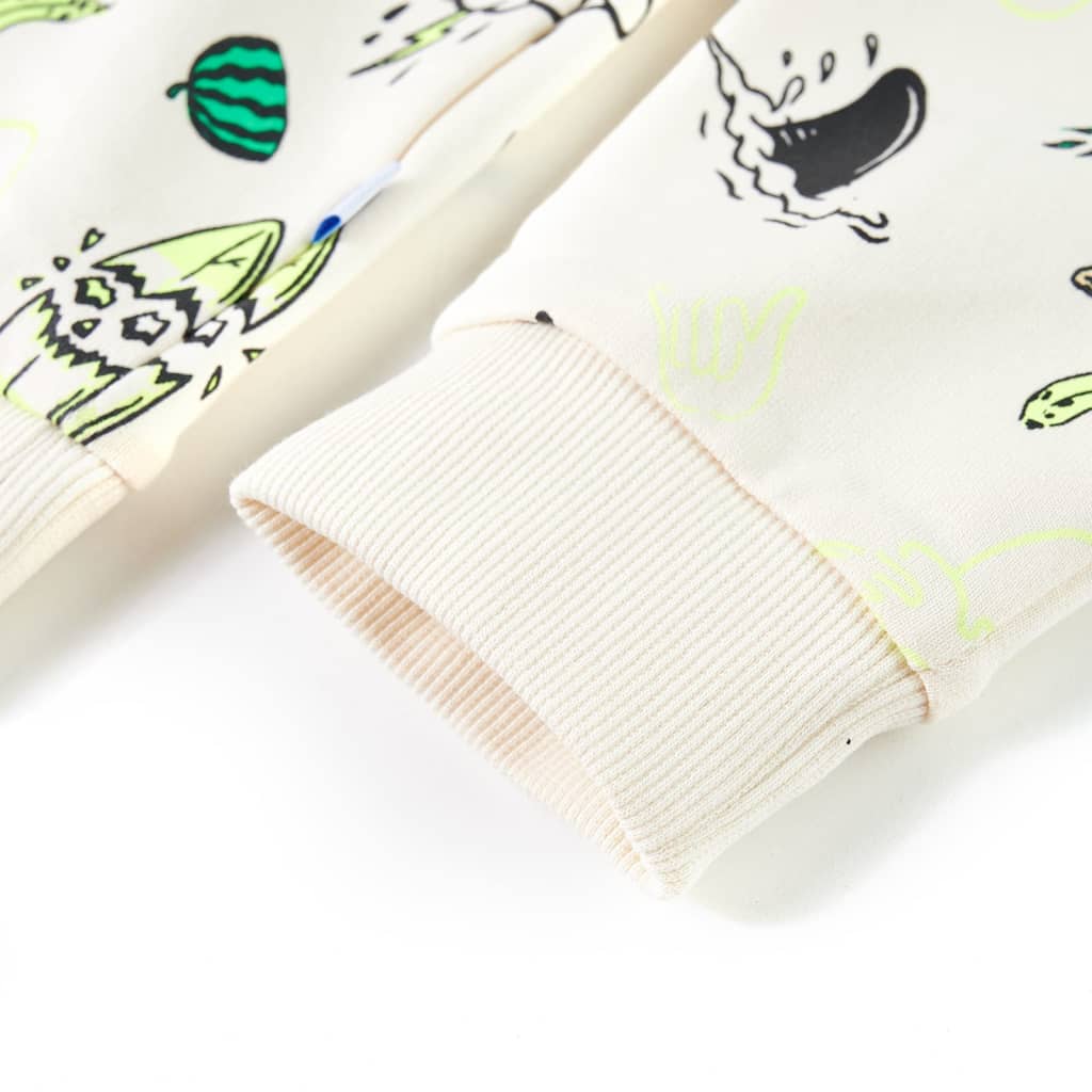 Sweatshirt para criança cor cru suave 140