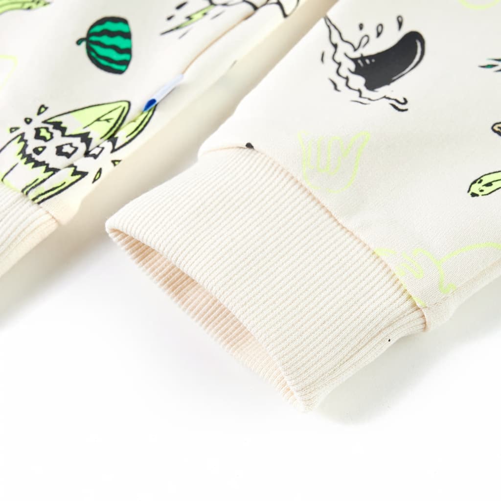 Sweatshirt para criança cor cru suave 140