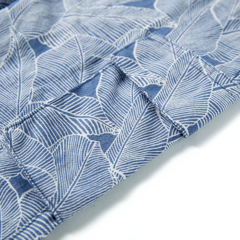 Calções de criança com cordão azul-escuro 128