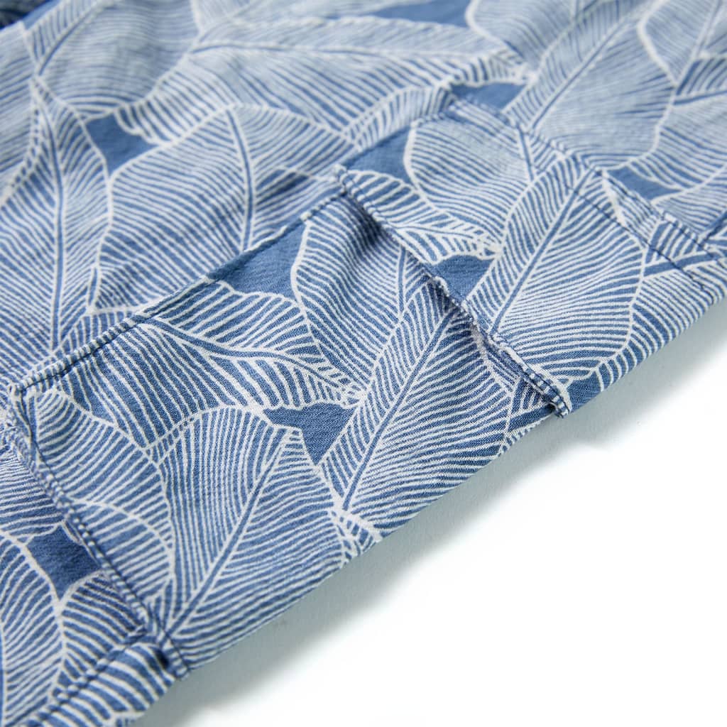 Calções de criança com cordão azul-escuro 128