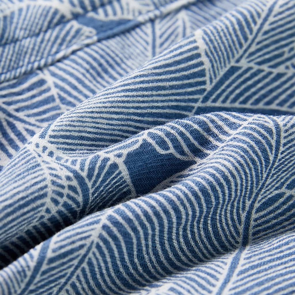 Calções de criança com cordão azul-escuro 128