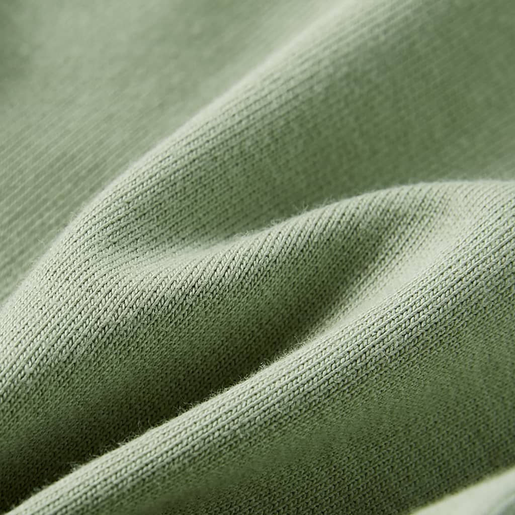 Calções de criança com cordão cor caqui-claro 140