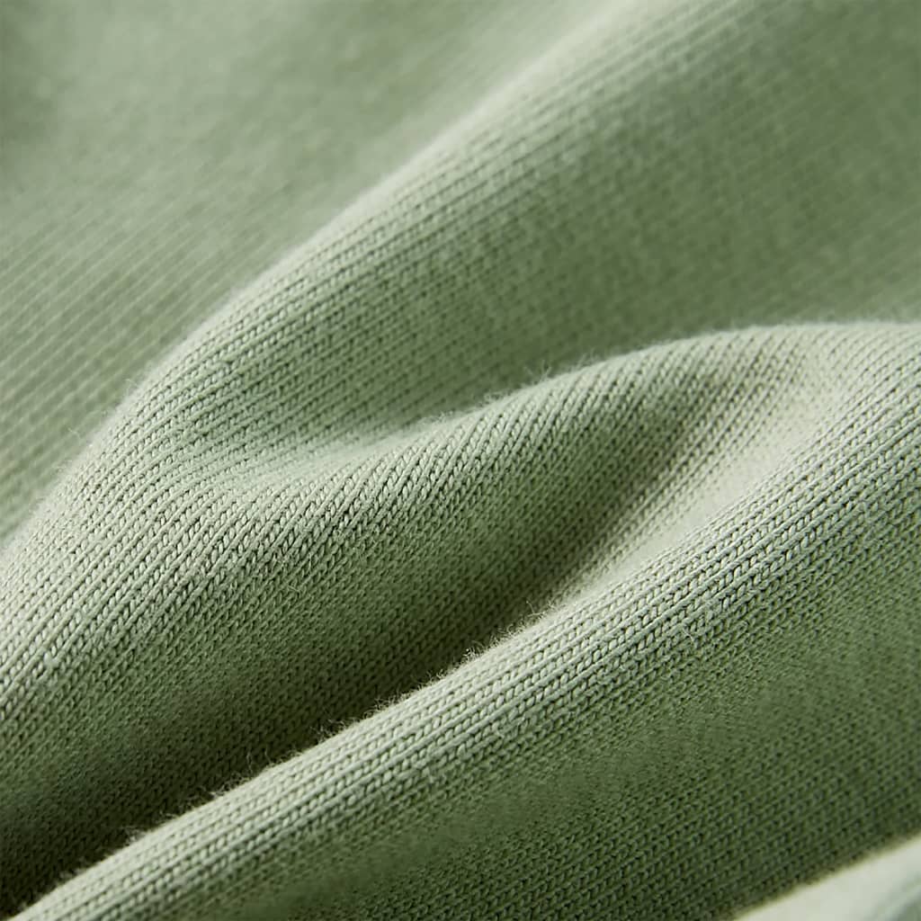 Calções de criança com cordão cor caqui-claro 140