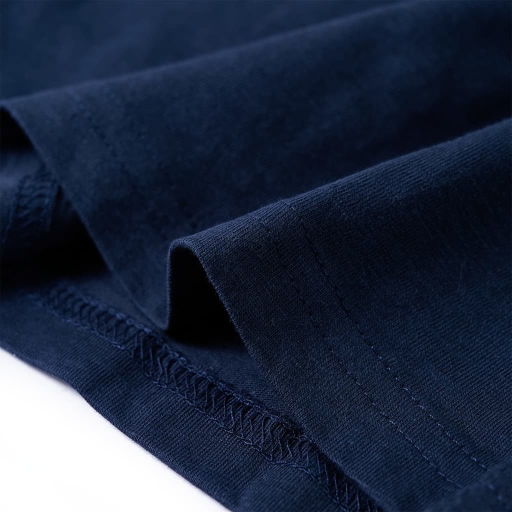 T-shirt de manga comprida para criança caqui-escuro 140