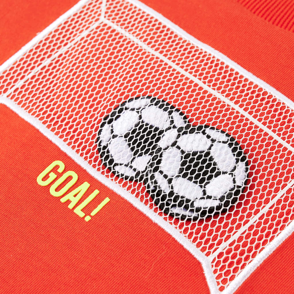 T-shirt de manga comprida para criança laranja brilhante 116