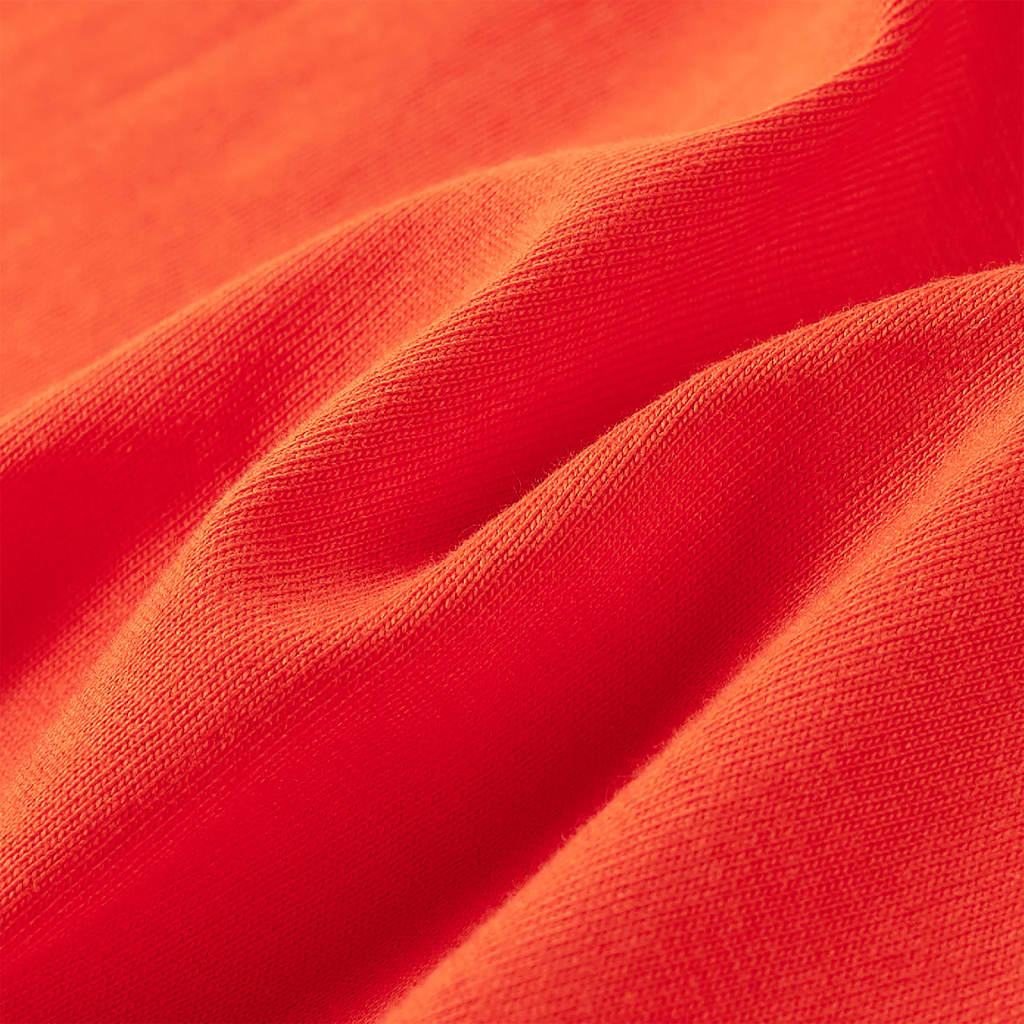 T-shirt de manga comprida para criança laranja brilhante 116