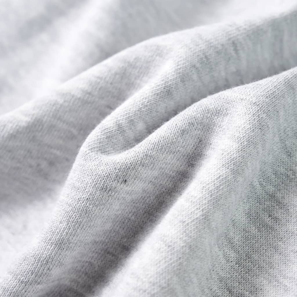 Sweatshirt para criança com capuz azul-marinho mesclado e laranja 128