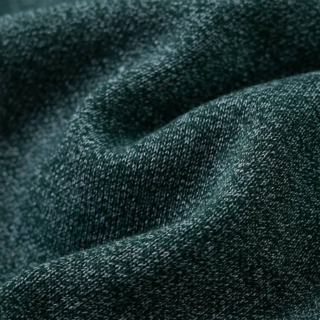 Sweatshirt com capuz verde-escuro 128