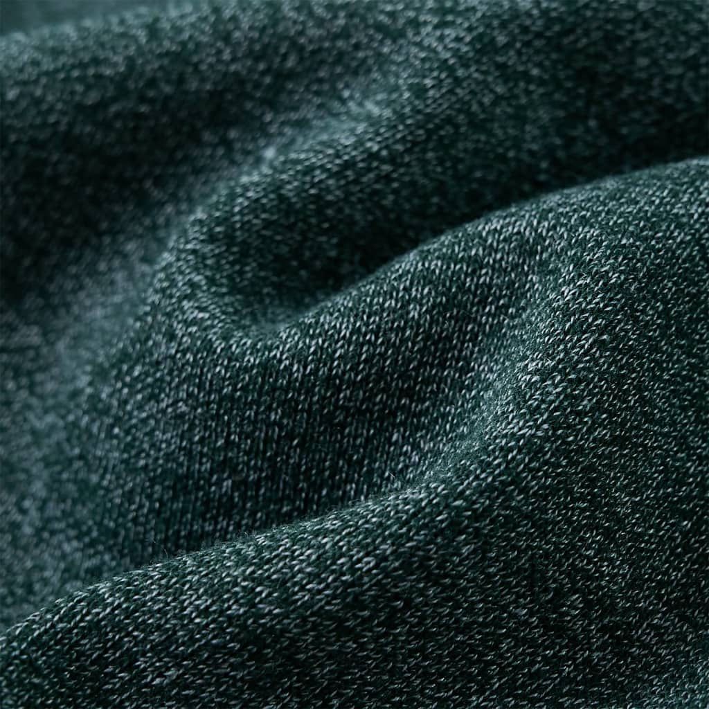 Sweatshirt com capuz verde-escuro 128