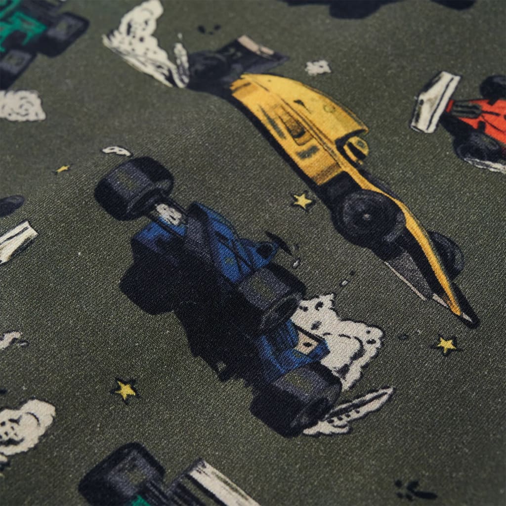 Sweatshirt para criança cor caqui 140