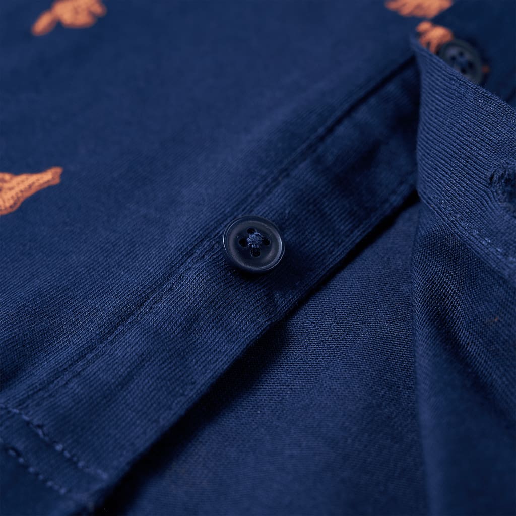 Camisa de criança azul-marinho 140