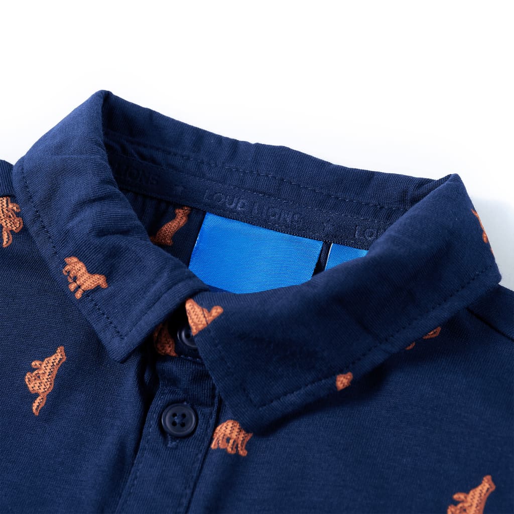 Camisa de criança azul-marinho 140