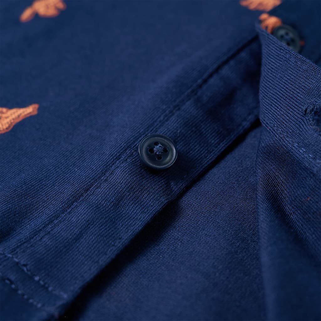 Camisa de criança azul-marinho 140
