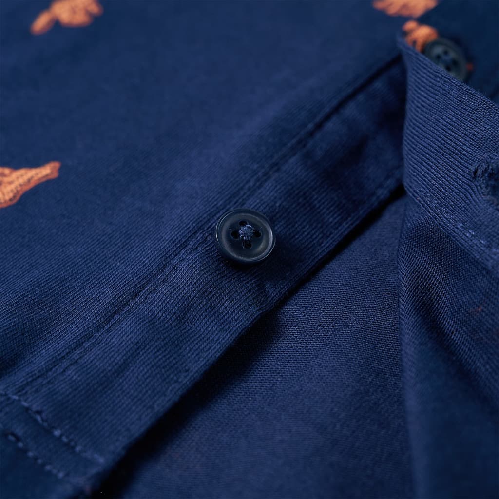 Camisa de criança azul-marinho 140