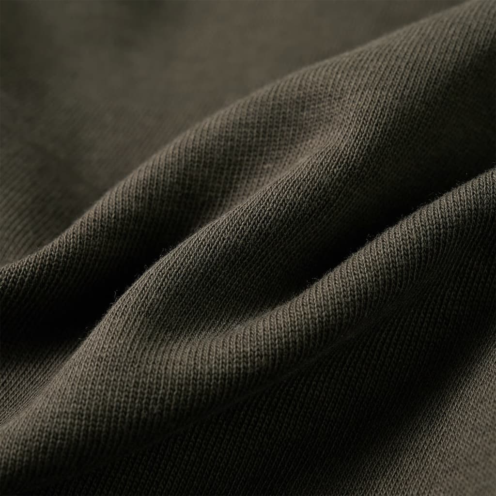 Sweatshirt para criança cor caqui-escuro 140
