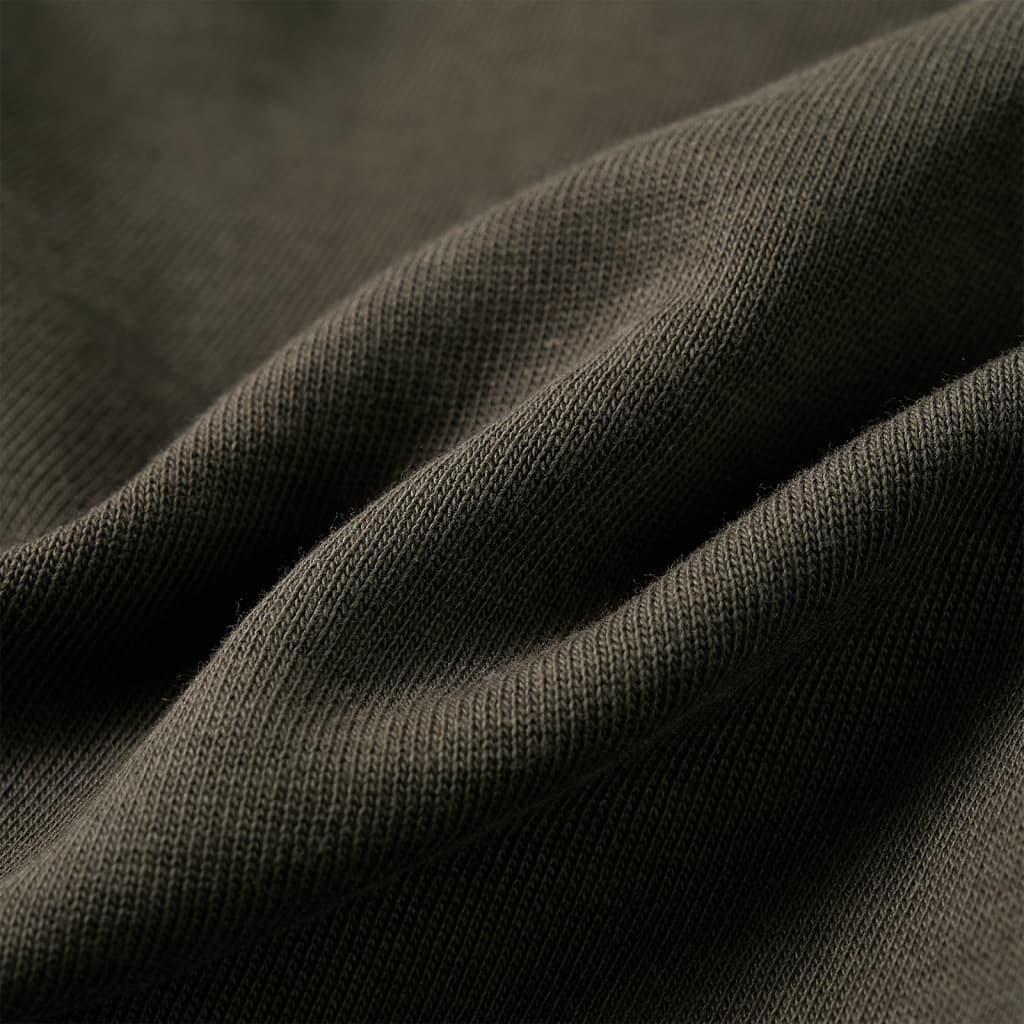 Sweatshirt para criança cor caqui-escuro 140