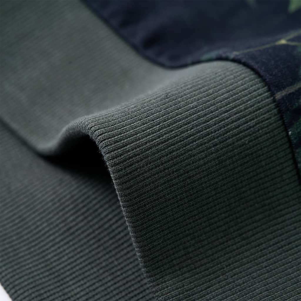 Sweatshirt para criança cor caqui-escuro 140