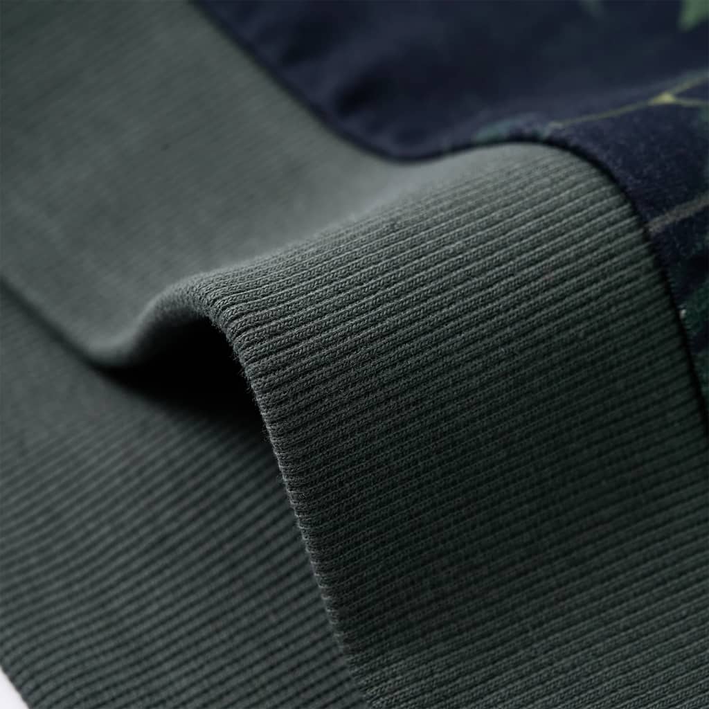 Sweatshirt para criança cor caqui-escuro 140